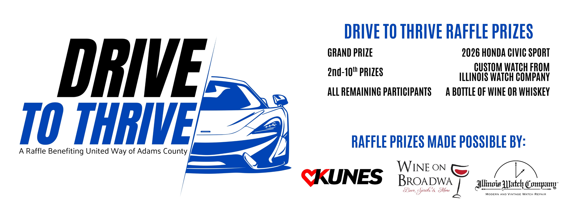 Drive to Thrive Raffle